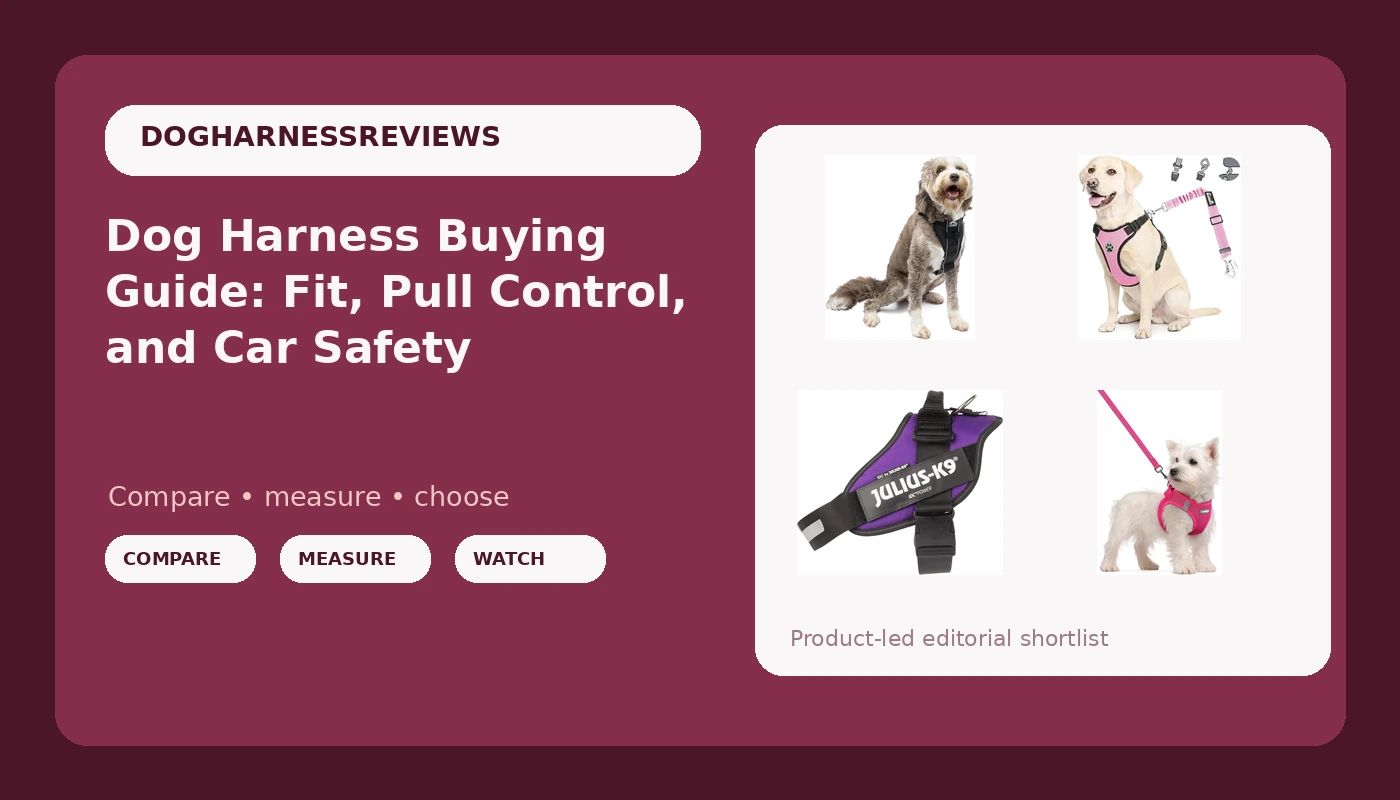 Dog Harness Buying Guide: Fit, Pull Control, and Car Safety