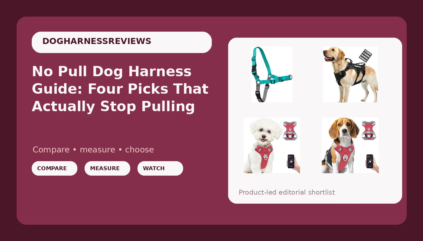 No Pull Dog Harness Guide: Four Picks That Actually Stop Pulling