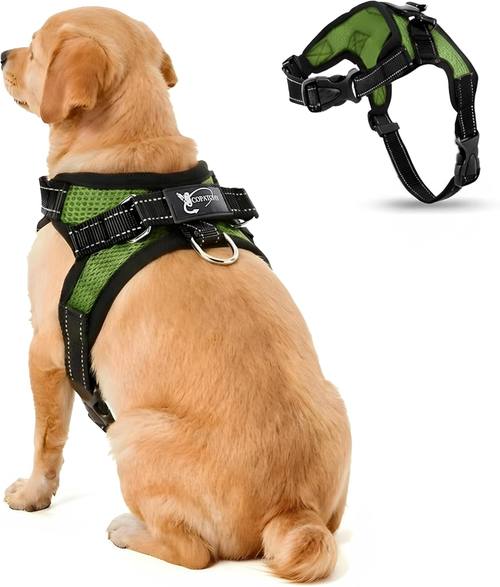 No Pull Reflective Adjustable Dog Harness (B07LDF17M7)