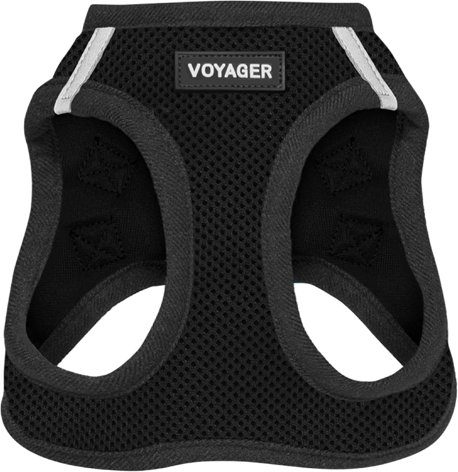 Voyager Step-in Air Dog Vest Harness, Black, Medium