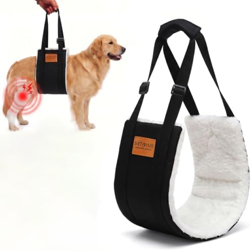 Adjustable Dog Lifting Harness, Large Dog Hind Leg Support Sling (B0BQXPGL5L)