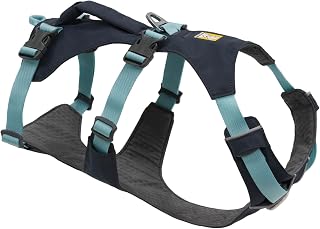 Ruffwear, Flagline Dog Body Harness, Basalt Gray, Large/X-Large | Lightweight, Minimalist, Low Profile Fit, Debris-Resistant Liner, Handle for Lift and Assist, Three Leash Attachment Point